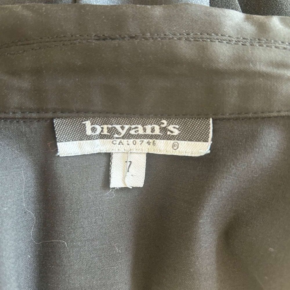 Bryan’s Black Blazer with Satin Trim Size 7 - Picture 4 of 4